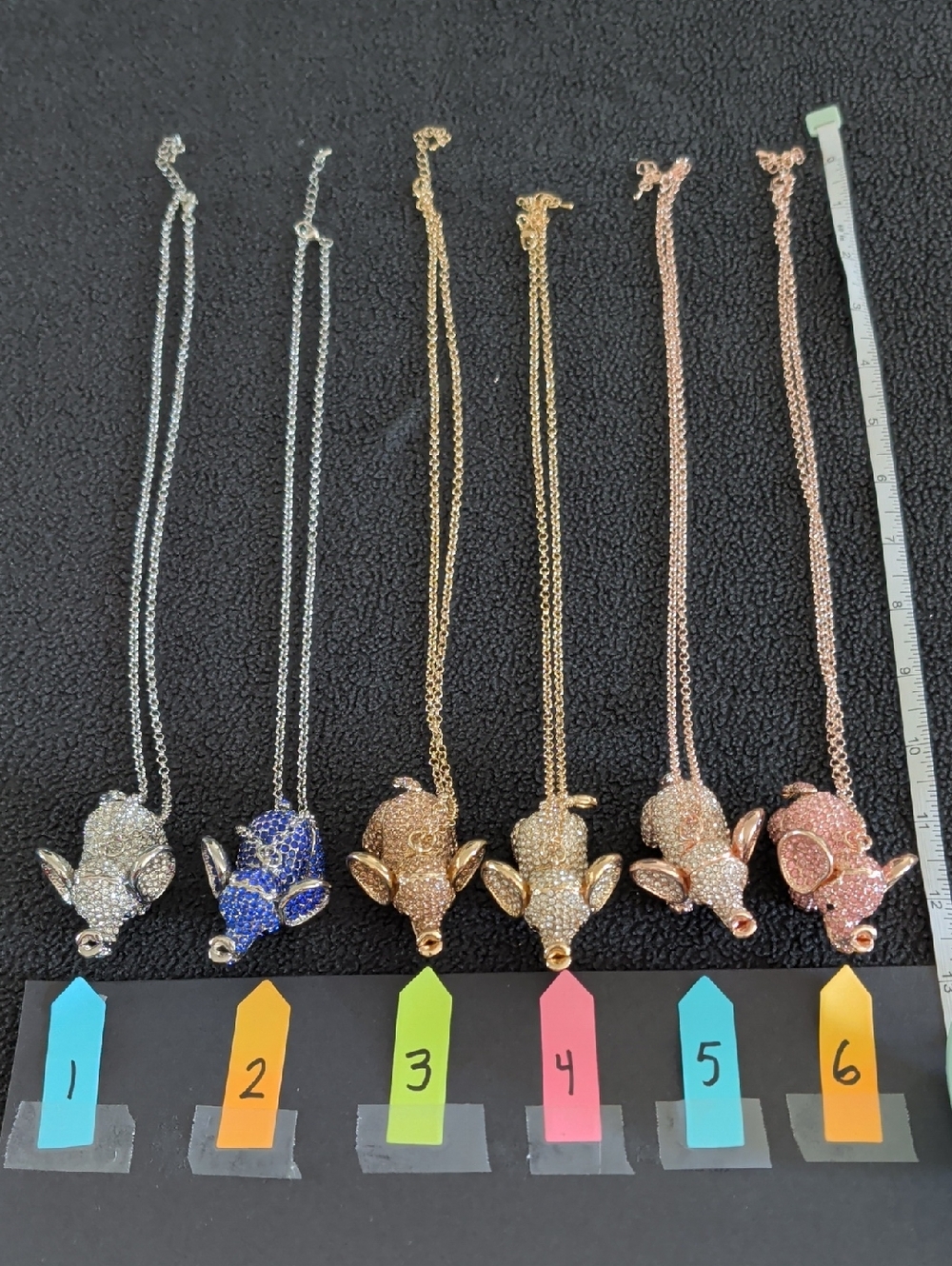 Sparkling Elephant Pendant Necklaces